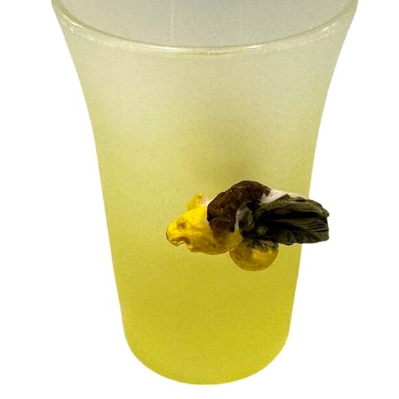 Vintage Italian Dal Santo Limoncello One-of-a-Kind 14PC Decanter/Tray/12 Glasses - Picture 11 of 16